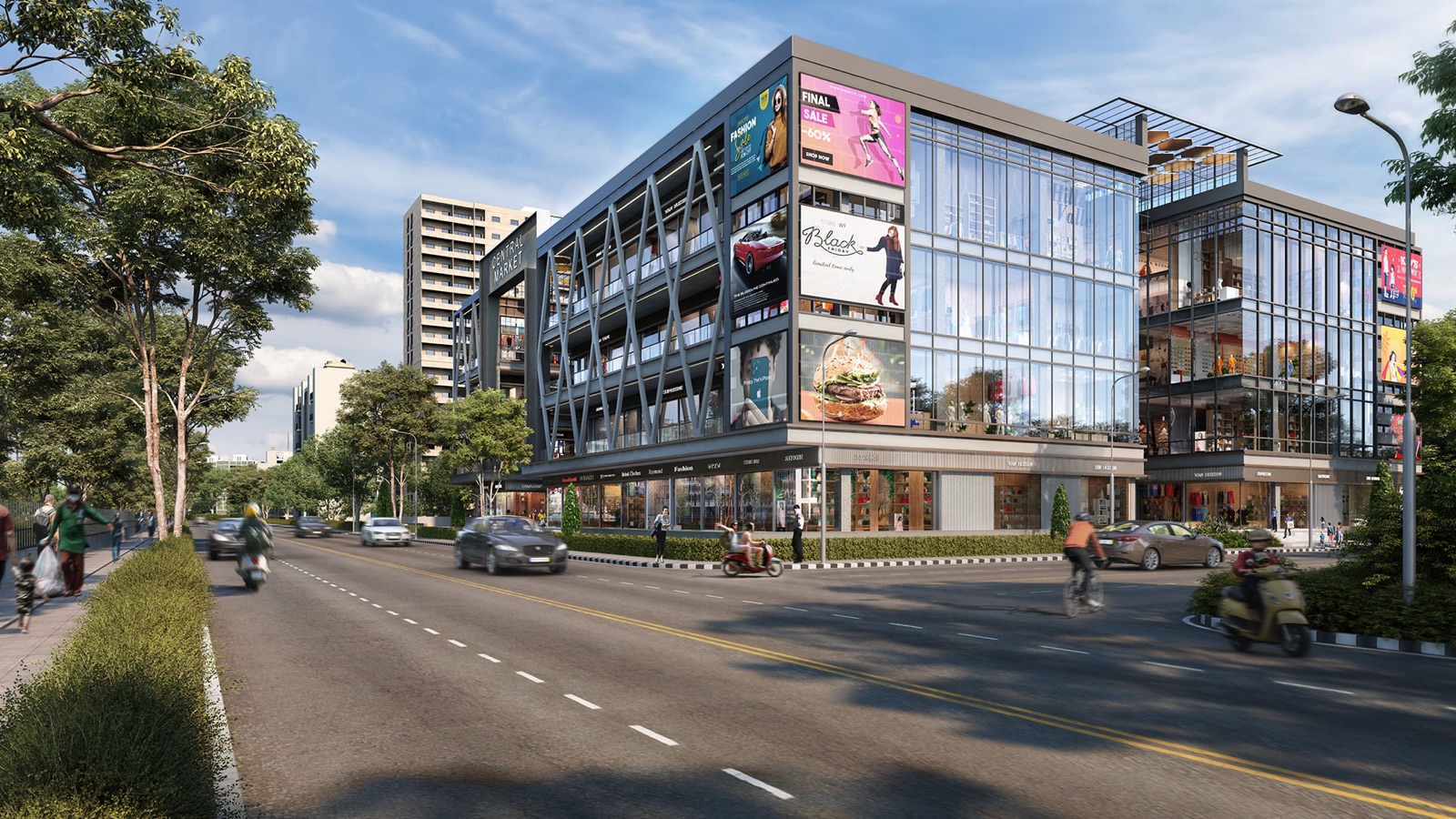 Central Market, Sector 120, Noida